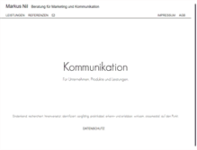 Tablet Screenshot of markusnil.com